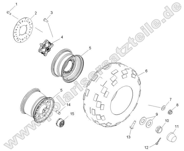 Wheel, Rear