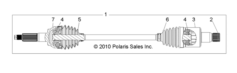 DRIVE TRAIN, REAR HALF SHAFT DRIVE TRAIN, REAR HALF SHAFT