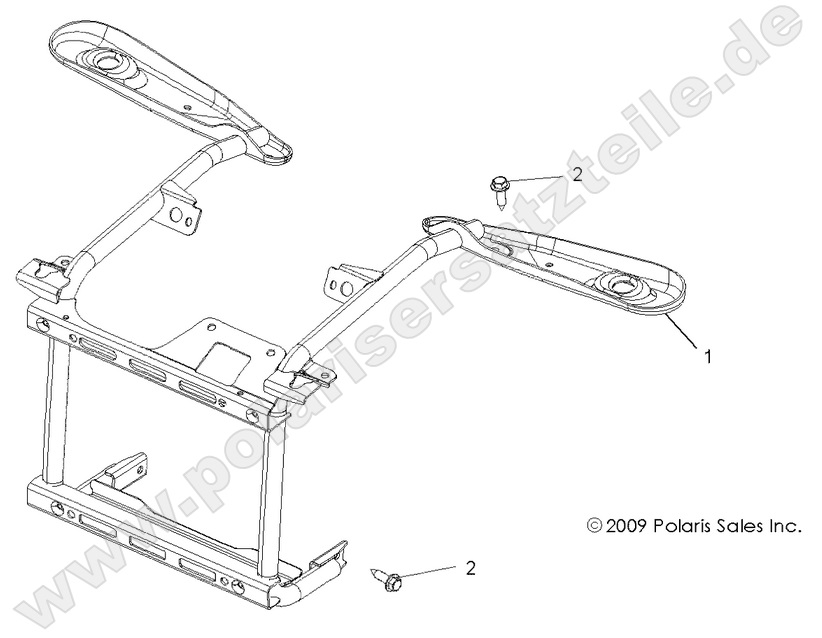 BODY, FRONT RACK MOUNTING BODY, FRONT RACK MOUNTING