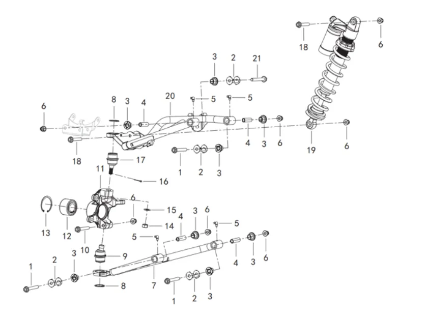 Vorderradaufhängung - Nr.2 Vorderradaufhängung - Nr.2