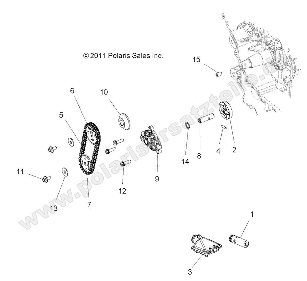 ENGINE, OIL PUMP ENGINE, OIL PUMP
