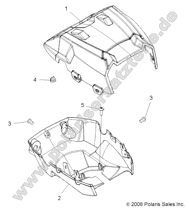 Body, Headlight Pod