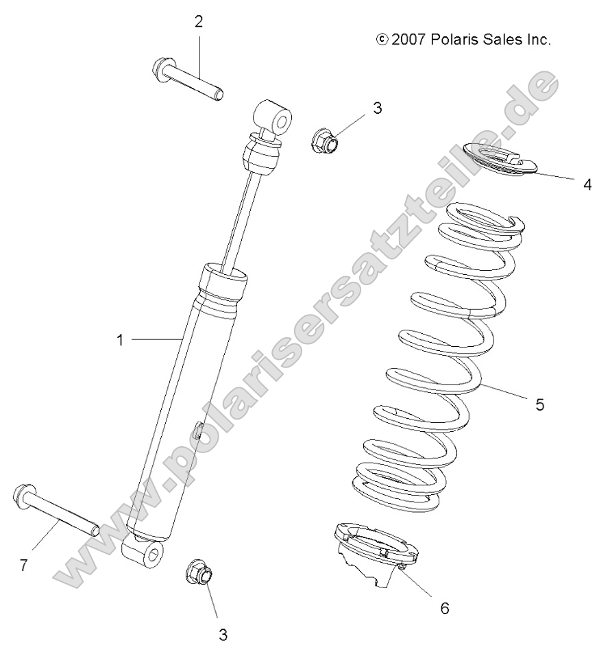 Suspension, Shock, Rear