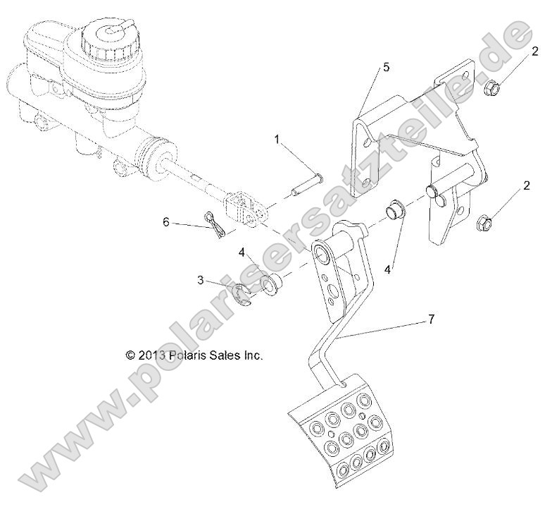 Brakes, Pedal and Master Cylinder Mounting