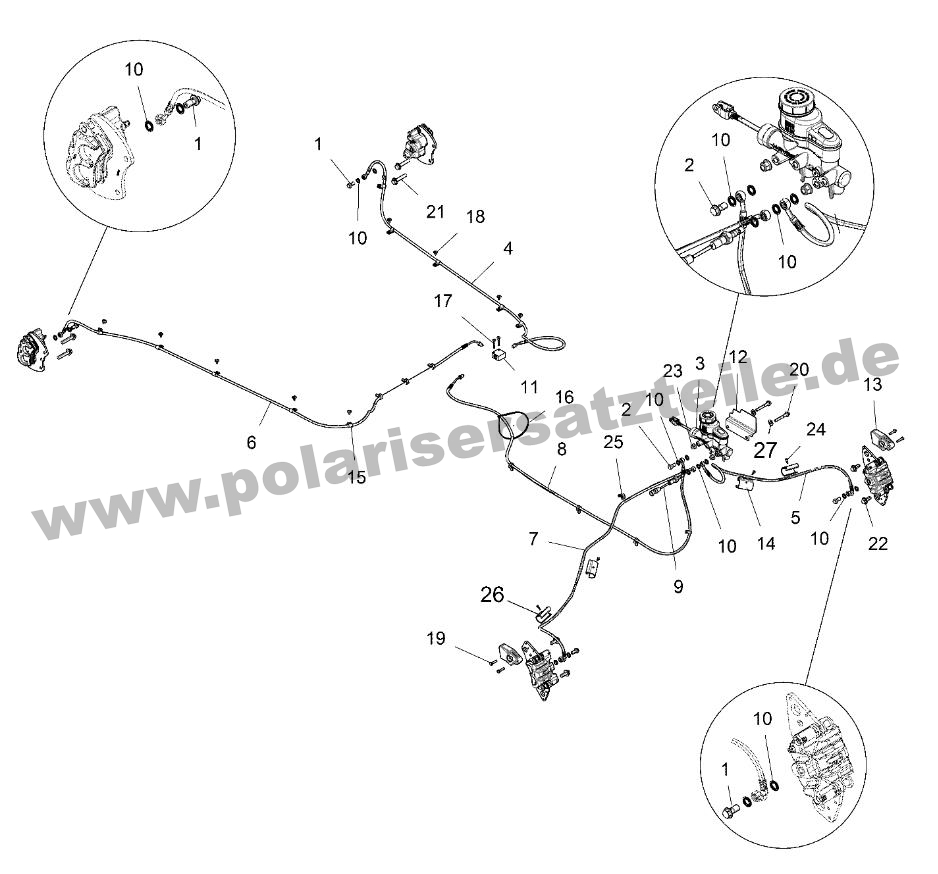 BRAKES, BRAKE LINES AND MASTER CYLINDER BRAKES, BRAKE LINES AND MASTER CYLINDER