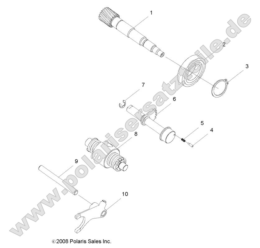 DRIVE TRAIN, DRUM SHIFT DRIVE TRAIN, DRUM SHIFT
