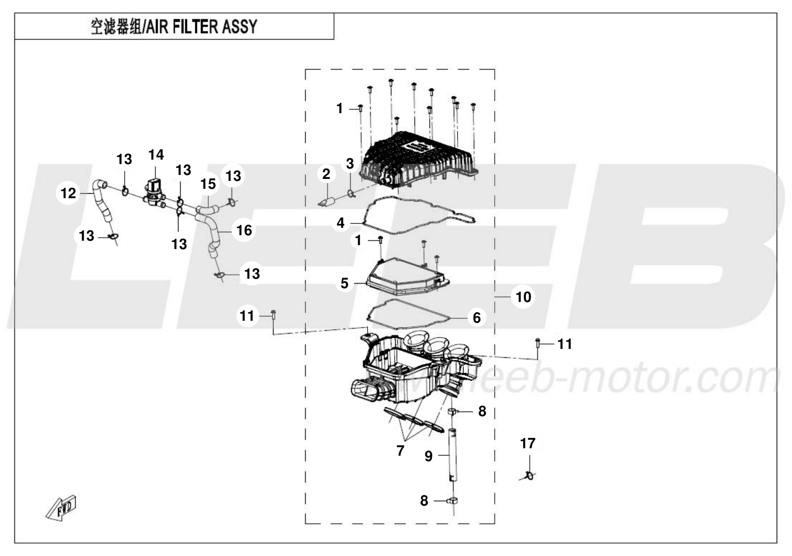 F41 AIR FILTER ASSY F41 AIR FILTER ASSY