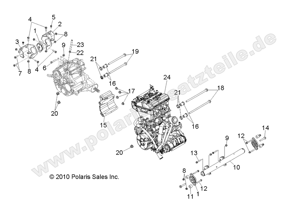 ENGINE, TRANSMISSION MOUNTING ENGINE, TRANSMISSION MOUNTING