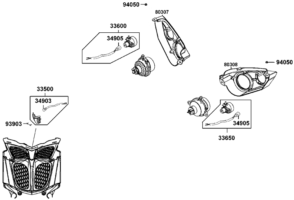 Blinker hinten & Pos.licht vorne Blinker hinten & Pos.licht vorne