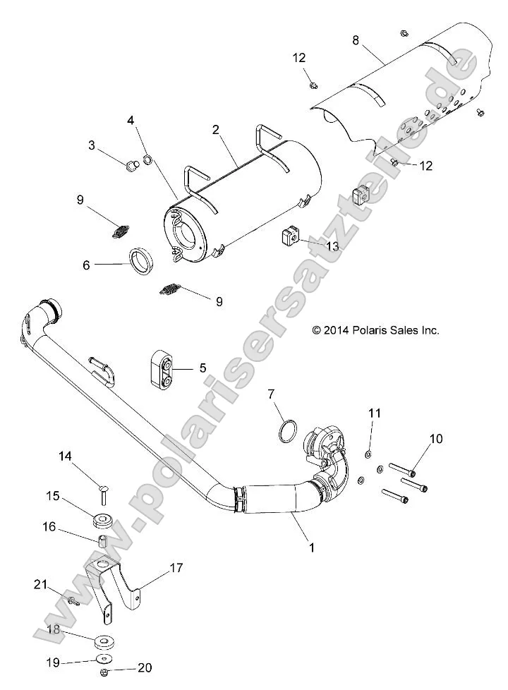 Engine, Exhaust System