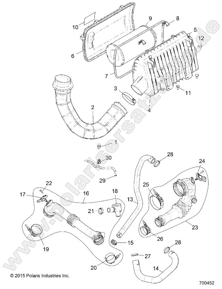 ENGINE, AIR INTAKE SYSTEM ENGINE, AIR INTAKE SYSTEM
