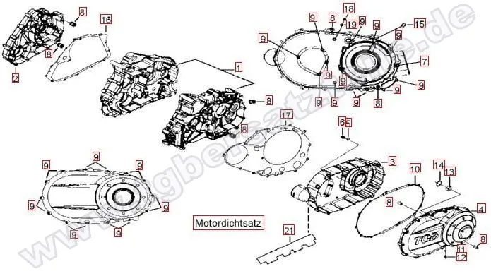 Motorgehäuse Motorgehäuse