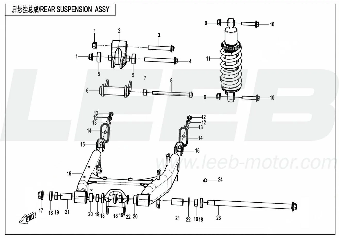 Hinterradaufhängung Hinterradaufhängung