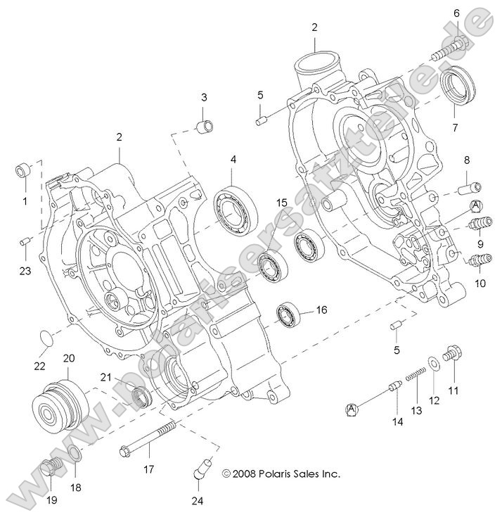 Engine, Crankcase