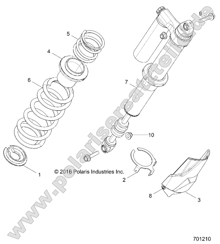 Suspension, Rear Shock Mounting Suspension, Rear Shock Mounting