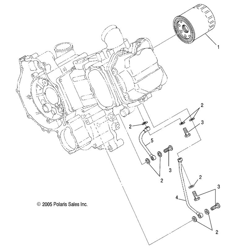 ENGINE, OIL FILTER