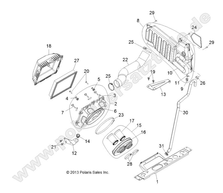 ENGINE, AIR INTAKE SYSTEM ENGINE, AIR INTAKE SYSTEM