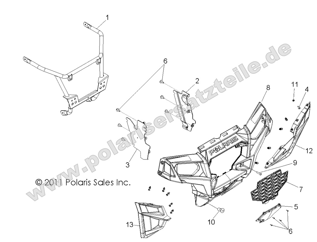BODY, FRONT BUMPER BODY, FRONT BUMPER