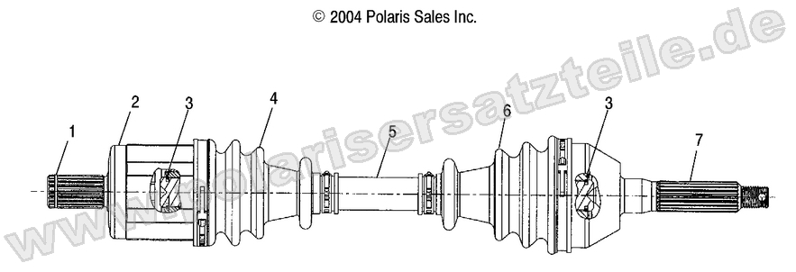 FRONT DRIVE SHAFT FRONT DRIVE SHAFT