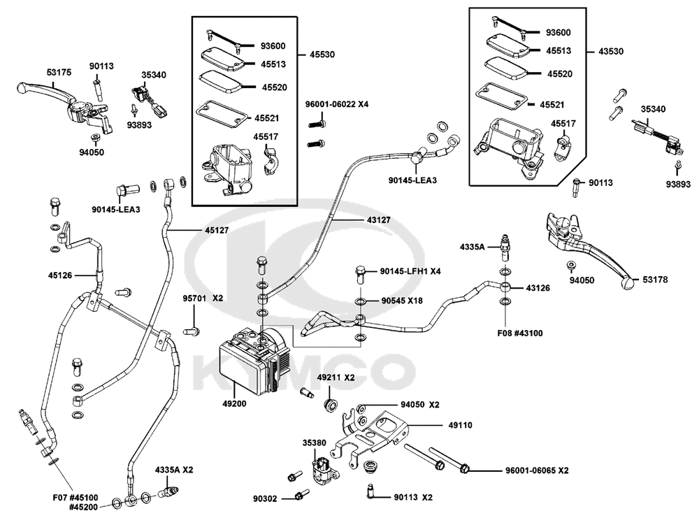 Hauptbremszylinder, Bremsleitungen & Steuergerät ABS Hauptbremszylinder, Bremsleitungen & Steuergerät ABS
