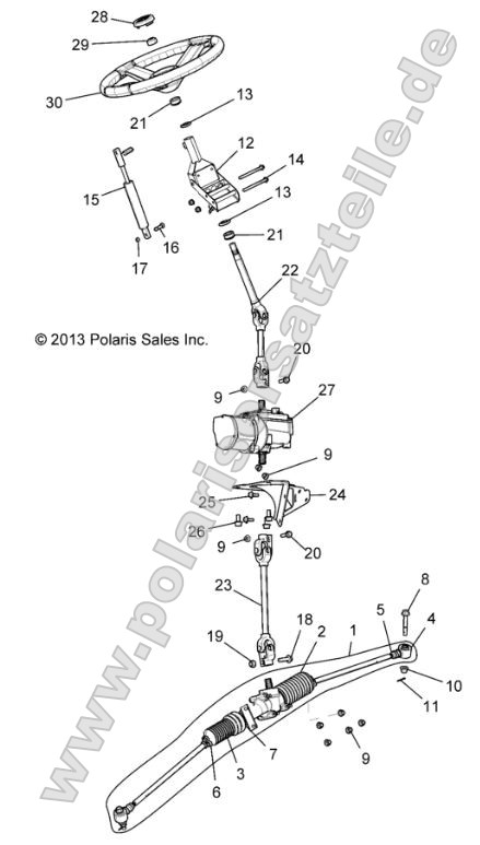 Steering, Steering Asm mit EPS