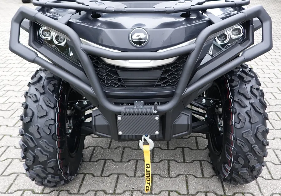 TMP Kennzeichenhalter vorne / Nummernschildhalterung klappbar - QJ Motor SFA 600 / 1000 Highland