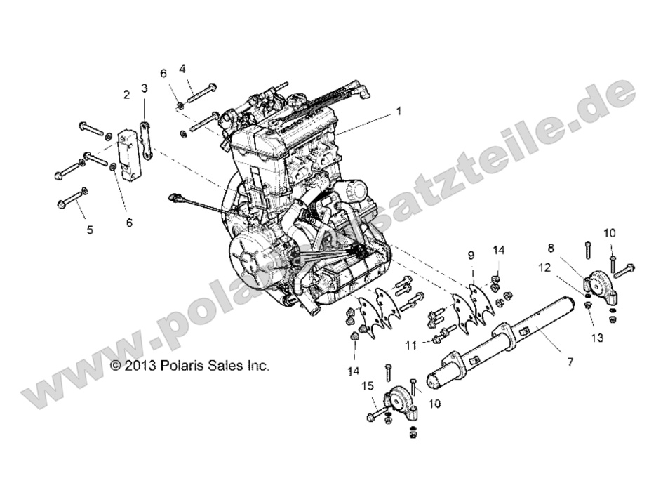 ENGINE, MOUNTING