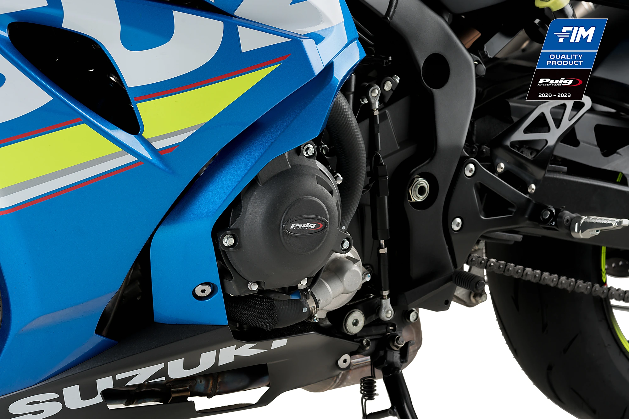 Puig Racing Track Motordeckelschutz Set - Suzuki GSX-R 1000 /R 2017-26 - 21517N
