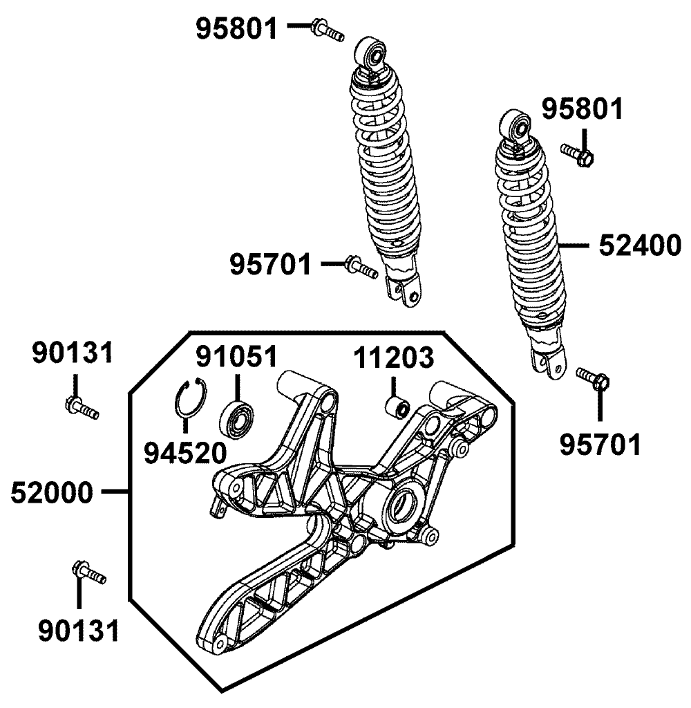Stossdämpfer hinten Stossdämpfer hinten
