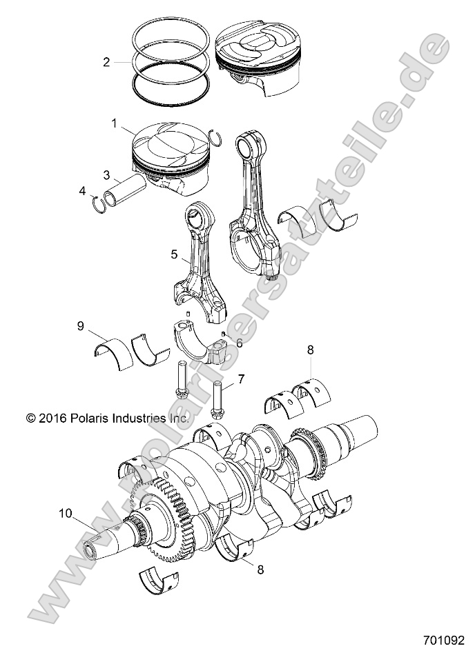 Engine, Crankshaft and Piston Engine, Crankshaft and Piston