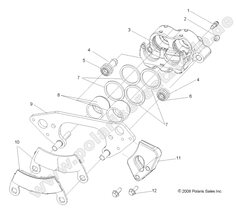 BRAKES, FRONT CALIPER BRAKES, FRONT CALIPER