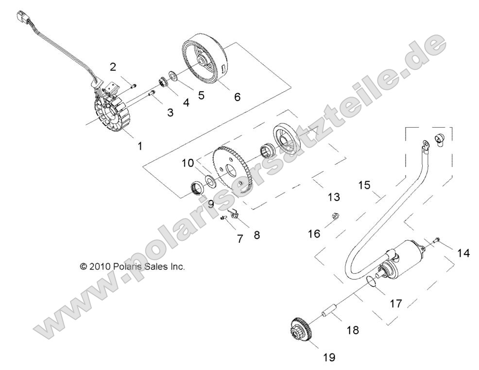 ENGINE, STARTING MOTOR ENGINE, STARTING MOTOR