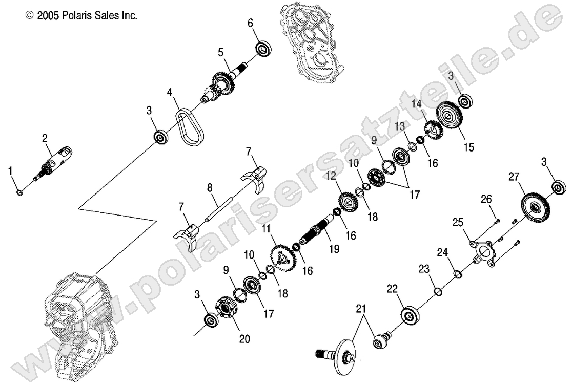 GEARCASE, INTERNAL