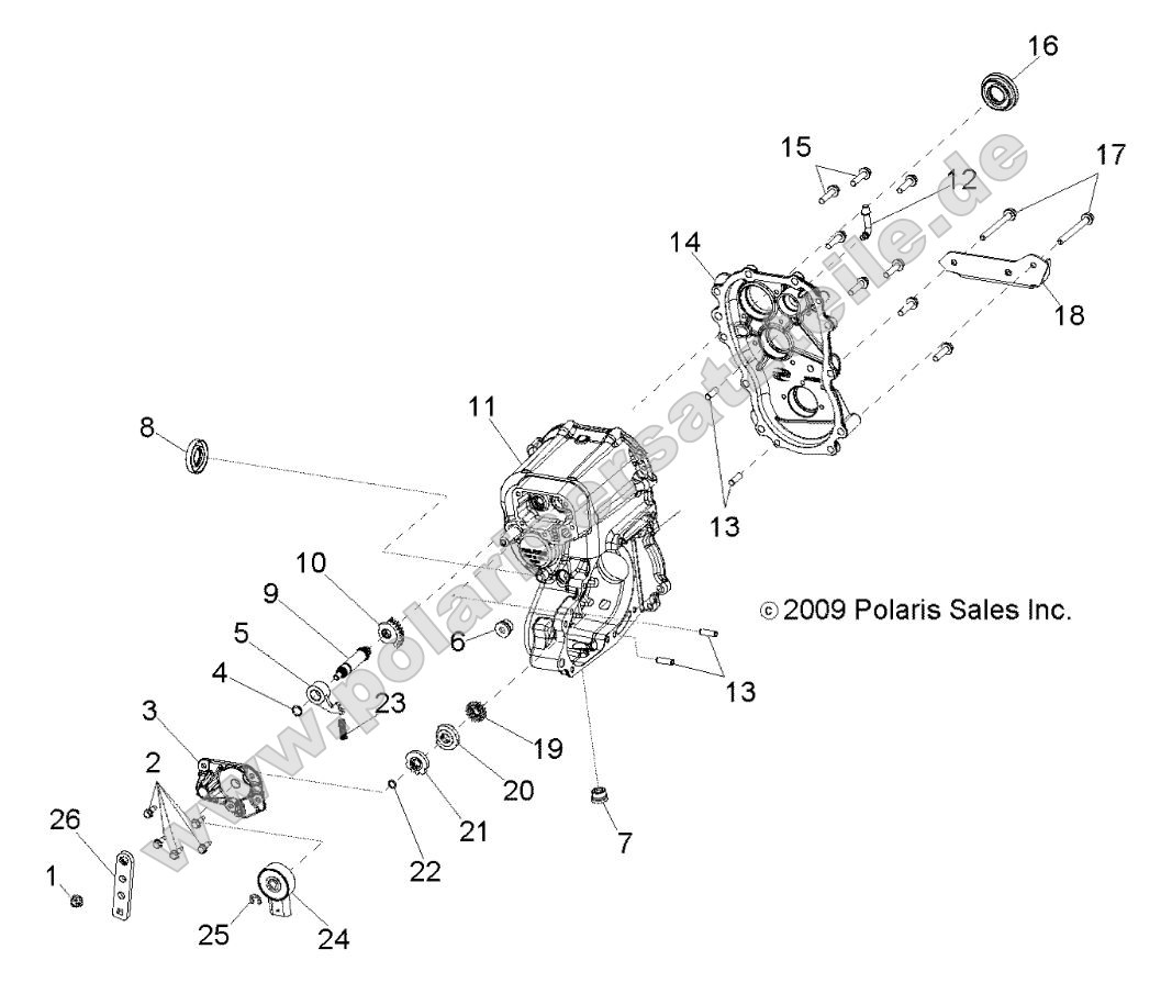 Drive Train, Main Gearcase