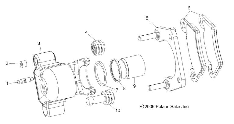 Brake Caliper, Rear