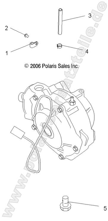 DRIVE TRAIN, FRONT GEARCASE MOUNTING