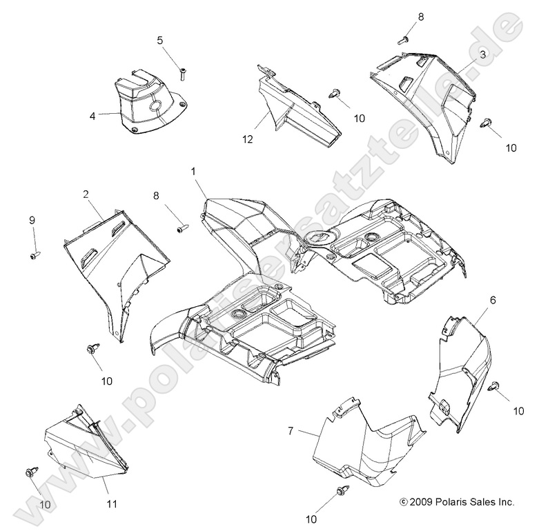 BODY, FRONT CAB BODY, FRONT CAB
