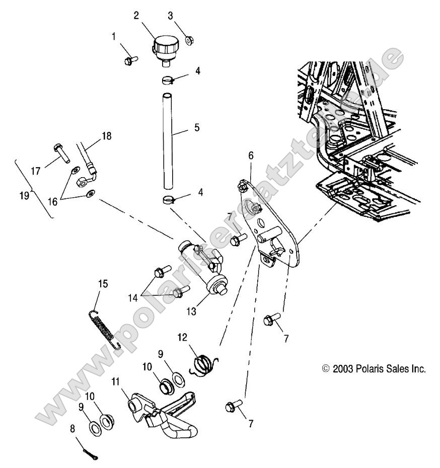 Rear Master Cylinder/Foot Pedal