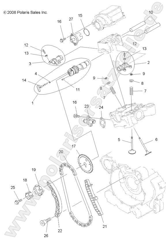 ENGINE, VALVES and CAMSHAFT