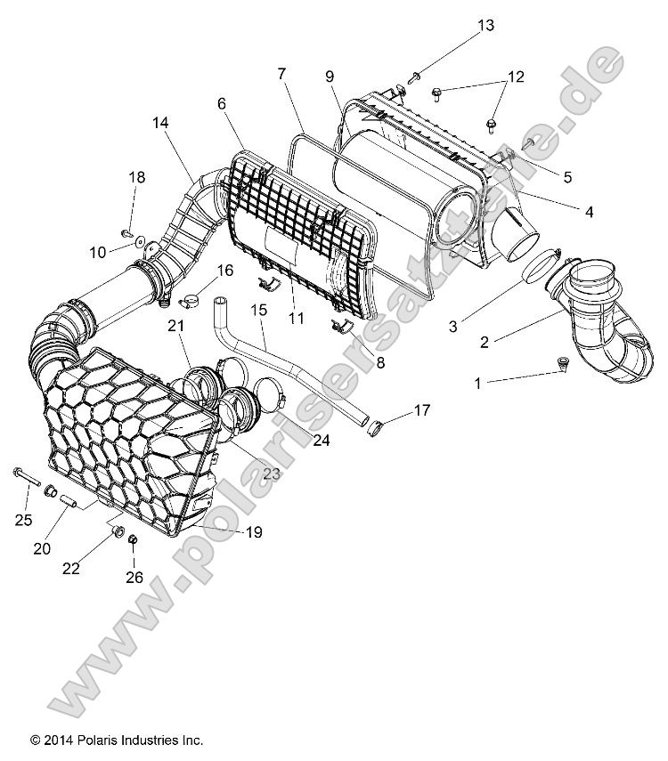 Engine, Air Intake System (49RGRAIRBOX151000) Engine, Air Intake System (49RGRAIRBOX151000)
