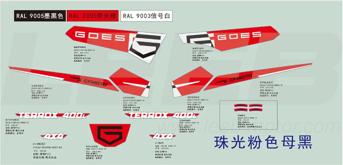 Aufkleber schwarz-orange Aufkleber schwarz-orange