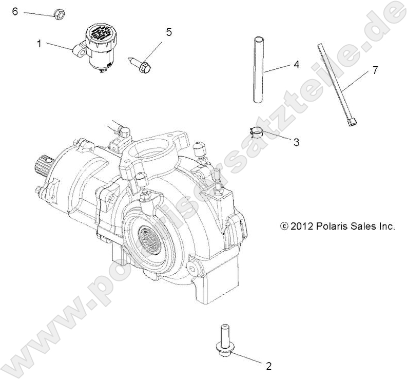DRIVE TRAIN, GEARCASE MOUNTING, FRONT DRIVE TRAIN, GEARCASE MOUNTING, FRONT