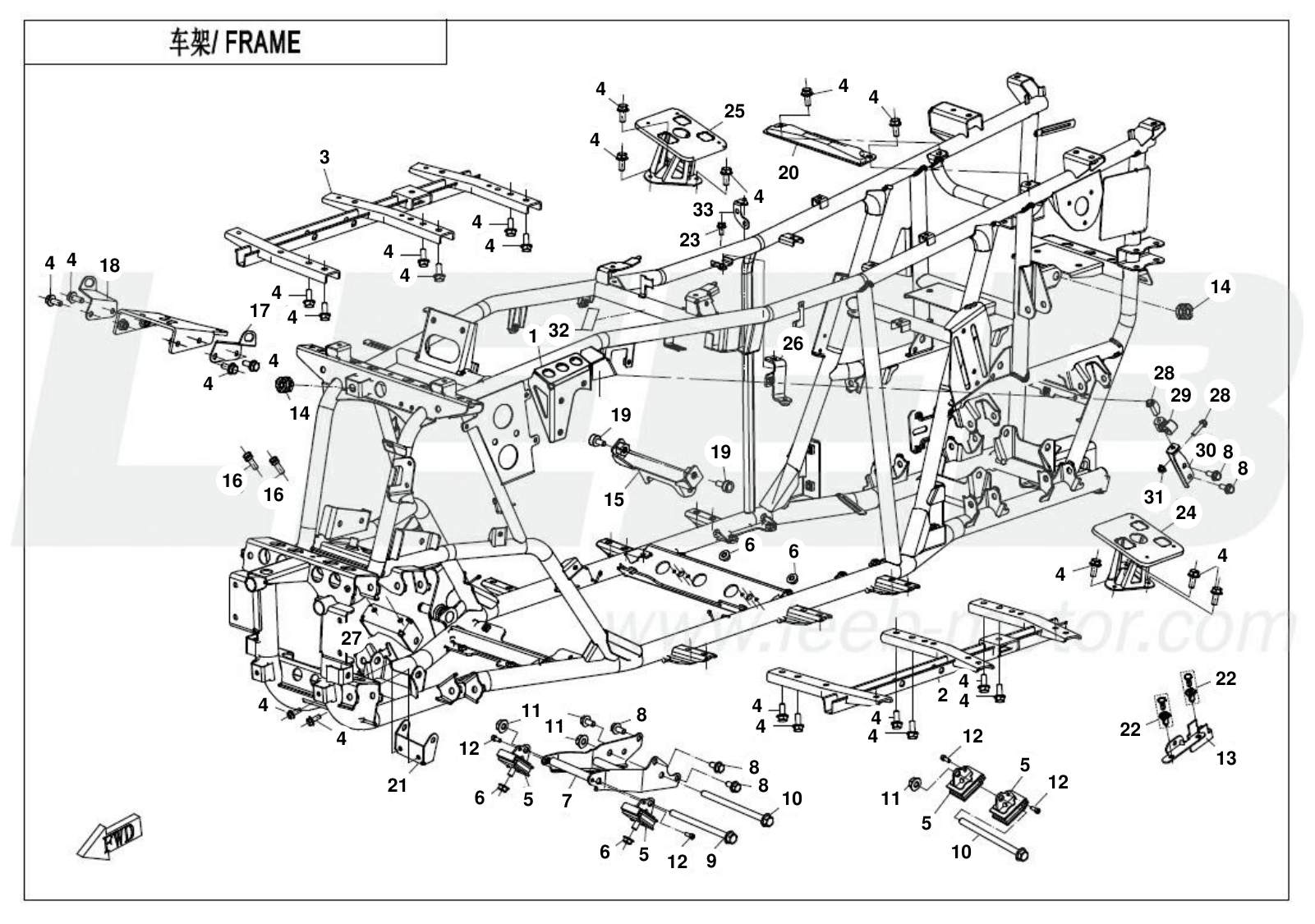 F03-V6 FRAME F03-V6 FRAME