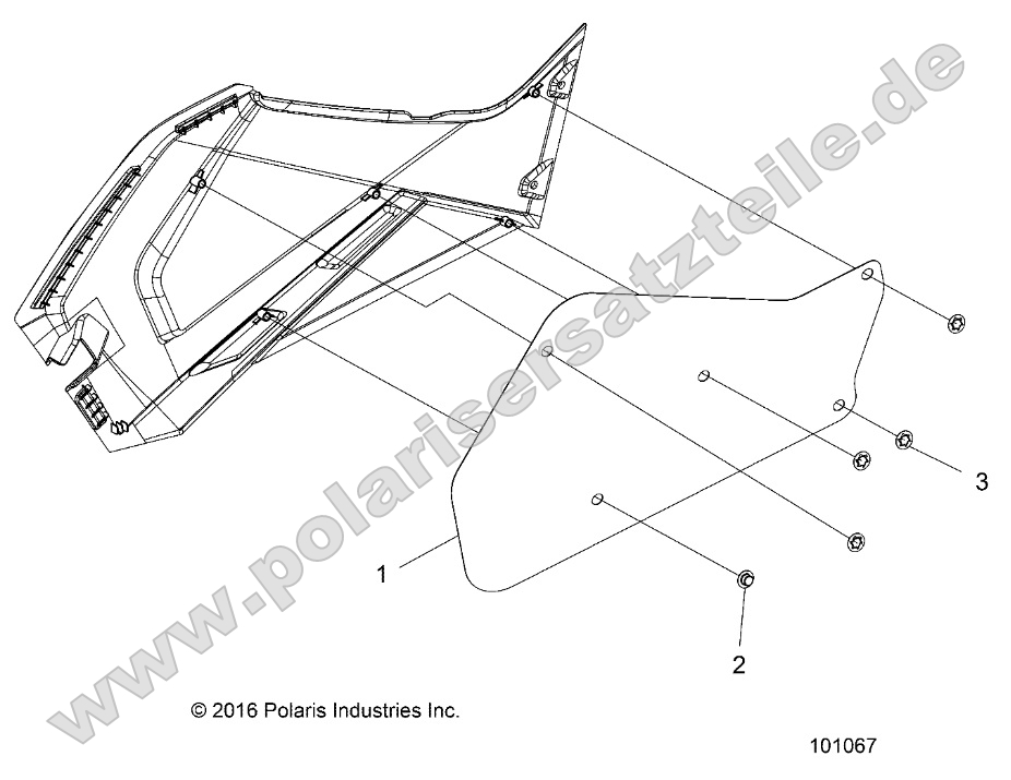 Body, Right Hand Side Panel Heat Shield and Hardware 1 Up