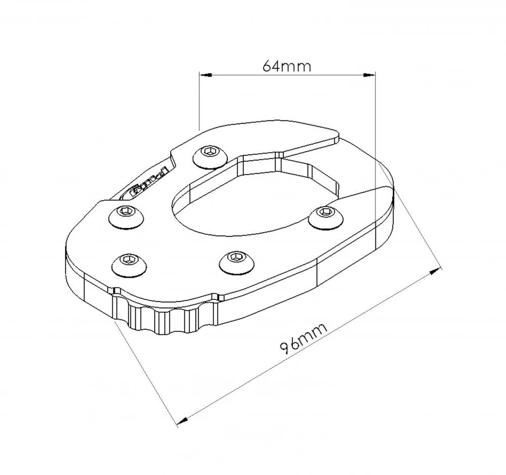 Puig_Seitenstaender_Verbreiterung___KTM_Adventure_Super_Adventure___Husqvarna_Norden_20176N Puig Seitenständer Verbreiterung - KTM Adventure / Super Adventure | Husqvarna Norden