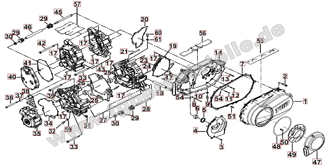 Motorgehäuse Motorgehäuse