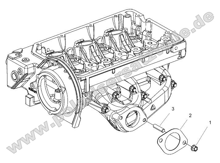 Engine, Exhaust Mounting Stud and Gasket Engine, Exhaust Mounting Stud and Gasket
