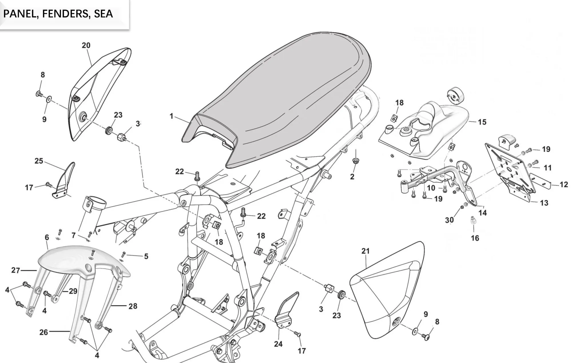 Verkleidung / Sitzbank Verkleidung / Sitzbank