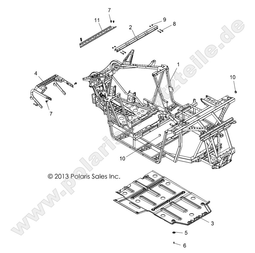 CHASSIS, MAIN FRAME and SKID PLATE CHASSIS, MAIN FRAME and SKID PLATE