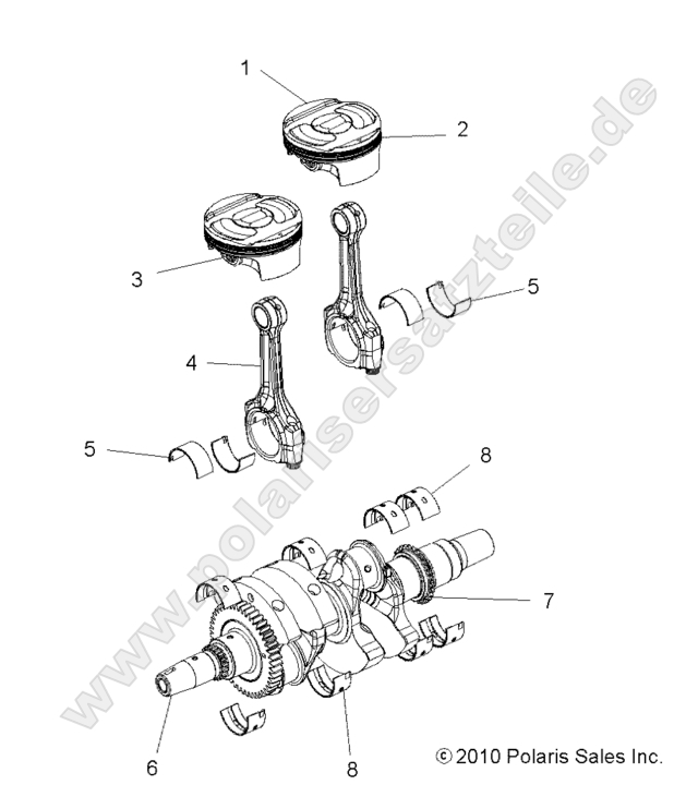 ENGINE, CRANKSHAFT and PISTON ENGINE, CRANKSHAFT and PISTON